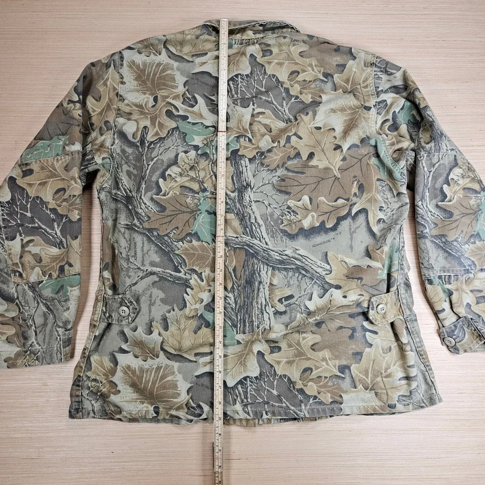 Vintage Military Advantage Timber Camo BDU Uniform Set Men L Long Leaf Hunting